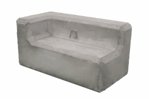 Right Corner Bench - Lock-Block Ltd.